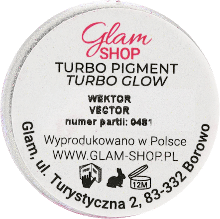 Pigment prasowany- Turbo Glow kolor WEKTOR Glam SHOP