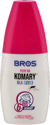 Płyn na komary dla dzieci  BROS