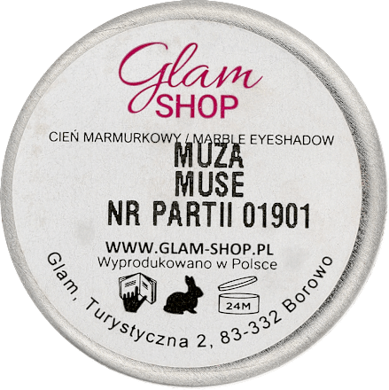 Cień do powiek marmurkowy Muza Glam SHOP