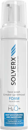 Pianka do demakijażu i mycia DeepH2O+ Solverx