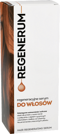 Regeneracyjne serum do włosów Regenerum