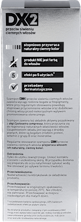Szampon przeciw siwieniu włosów DX2