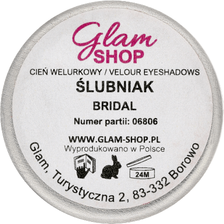 Cień do powiek welurowy Ślubniak Glam SHOP