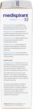 Antyperspirant roll-on w tubie Medispirant
