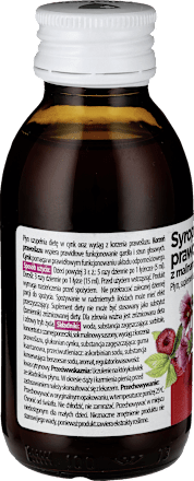 Suplement diety Syrop prawoślazowy z malinami i cynkiem AFLOFARM