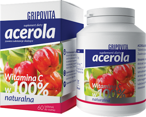 Suplement diety ACEROLA GriPovita, tabletki ZDROVIT