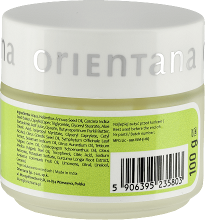 Masło do ciała  trawa cytrynowa Orientana