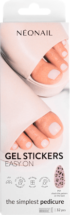 gelové nálepky na nehty nohou P01 NÉONAIL