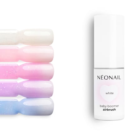 UV Nagellack Airbrush Baby Boomer White NÉONAIL