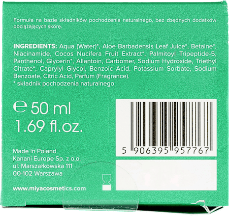 mySKIN booster Matujący żel-booster z peptydami Miya
