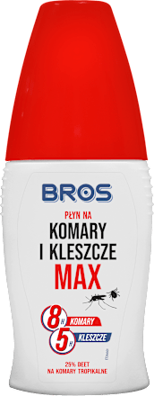 Płyn na komary i kleszcze MAX   BROS