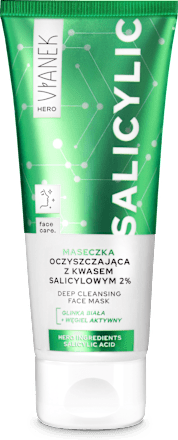 Maseczka oczyszczająca z kwasem salicylowym 2% Hero  Vianek