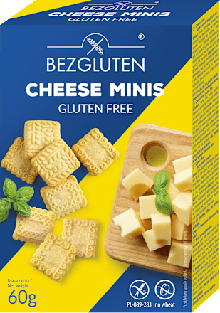 Ciastka serowe Cheese minis BEZGLUTEN
