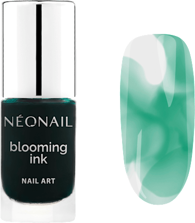 UV Nageldesign Blooming Ink Green NÉONAIL