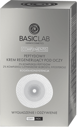 Krem peptydowy regenerujący pod oczy bogata konsystencja Dermocosmetics Complementis BASICLAB