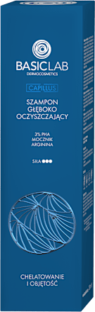 Szampon głęboko oczyszczający Chelatowanie i Objętość BASICLAB