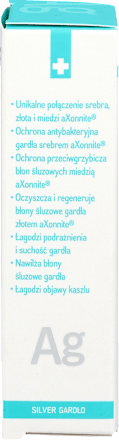 Spray na infekcje gardła antybakteryjny i łagodzący, Gardło nanobiotic