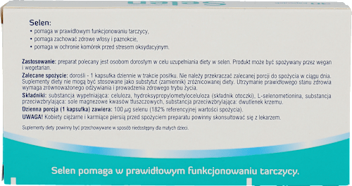 OLEOFARM Suplement diety Selen 100 mcg, kapsułki OLEOFARM