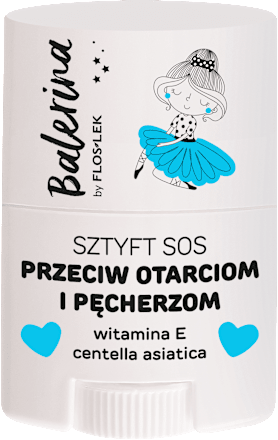 Sztyft SOS przeciw otarciom i pęcherzom witamina E centella asiatica Balerina