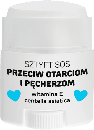 Sztyft SOS przeciw otarciom i pęcherzom witamina E centella asiatica Balerina