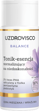 Tonik-esencja normalizujący na niedoskonałości  UZDROVISCO