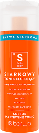 Tonik matujacy Barwa Siarkowa