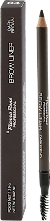 Kredka do brwi ze szczoteczką Brow Liner No. 04 Dark Brown Pierre Rene