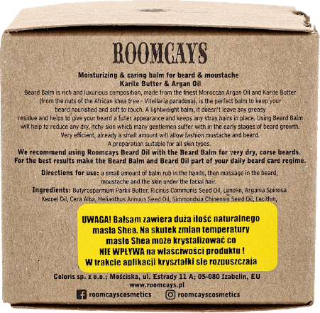 Balsam do pielęgnacji brody i wąsów Roomcays