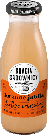 Tłoczone jabłko słodkie odmiany  Bracia Sadownicy