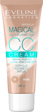 Magical CC krema – 53 Beige, SPF 15 EVELINE COSMETICS