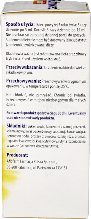 Syrop dla dzieci Rutinacea Junior, suplement diety wspomagający odporność  AFLOFARM