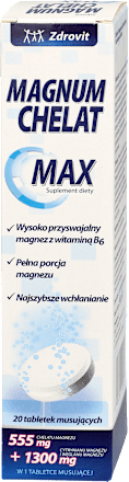 Suplement diety Magnum Chelat, tabletki musujące ZDROVIT