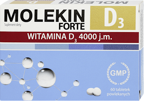 Suplement diety Molekin D3 Forte 4000 j.m., tabletki MOLEKIN