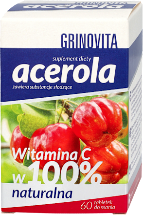 Suplement diety ACEROLLA GriNovita, tabletki ZDROVIT