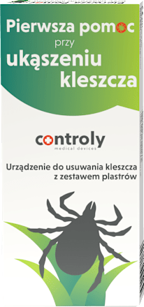 Urządzenie do usuwania kleszcza z zestawem plastrów HYDREX