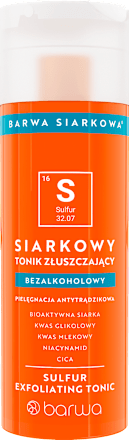 Tonik złuszczajacy  Barwa Siarkowa