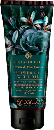 Żel pod prysznic z olejkiem Orange&White Flowers Barwa