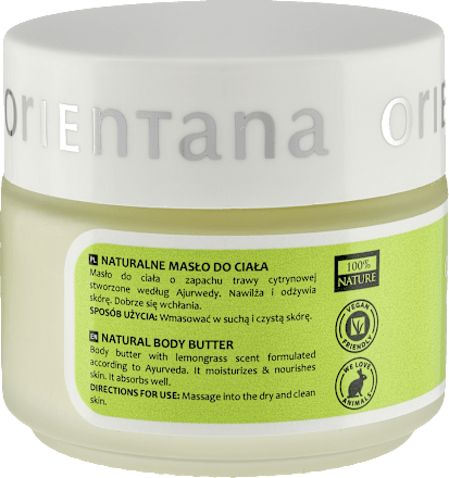 Masło do ciała  trawa cytrynowa Orientana