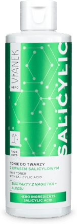 Tonik do twarzy z kwasem salicylowym Hero  Vianek