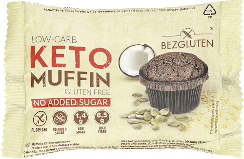 KETO Muffin bezglutenowy BEZGLUTEN
