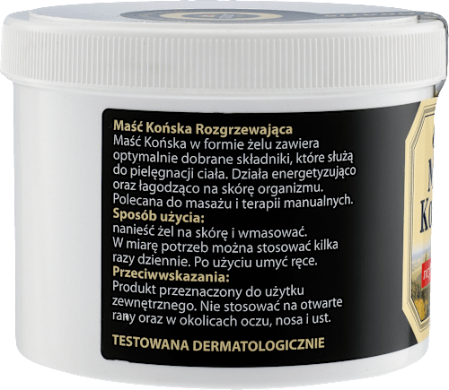 Maść końska rozgrzewająca Dr Natury