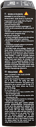 Odsiwiacz do włosów 01 czarny, 2x8g + 2x15ml Cameleo - Men