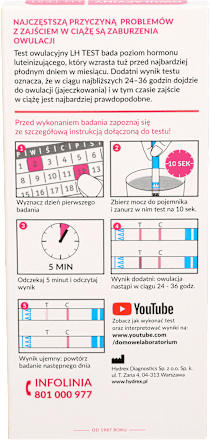 Test owulacyjny LH HYDREX