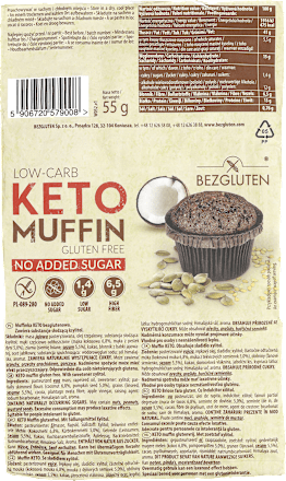 KETO Muffin bezglutenowy BEZGLUTEN