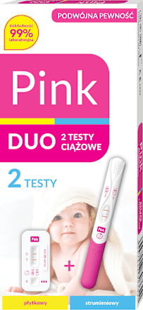 Test ciążowy strumieniowy i płytkowy HYDREX