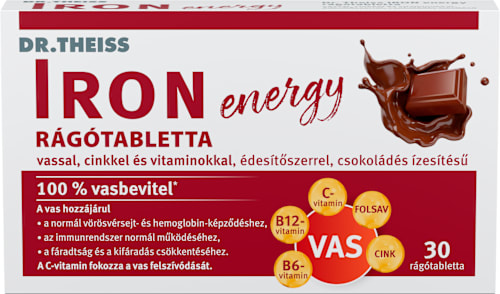 Iron rágótabletta csokoládés izesítésű DR.THEISS