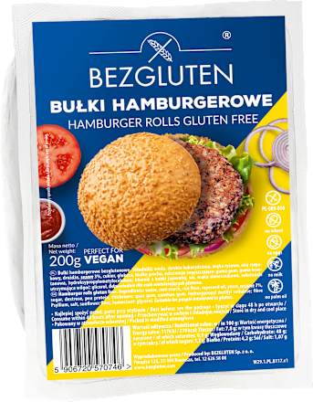 Bułki hamburgerowe BEZGLUTEN