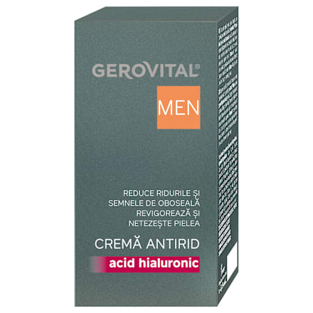 Cremă antirid pentru bărbați GEROVITAL