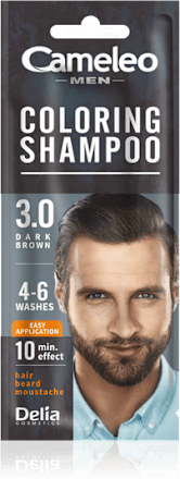 Barvni šampon za lase, 3.0 Dark Brown Cameleo - Men