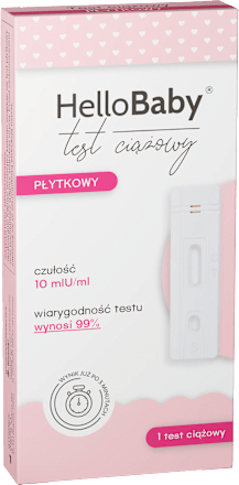 Test ciążowy płytkowy HelloBaby